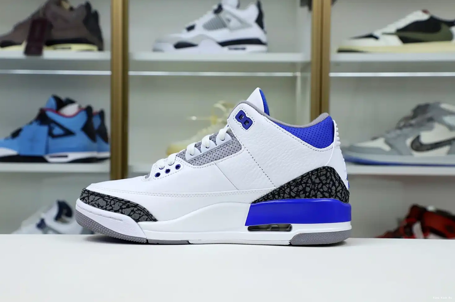 3 Kimikick JORDAN BLUE' RETRO 'RACER AIR 0516
